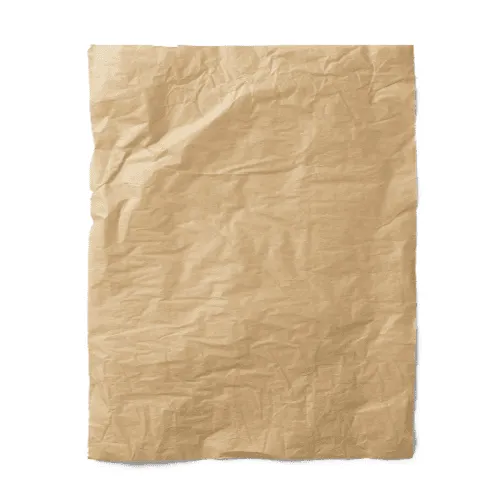 Wrinkled Kraft Paper Mockup