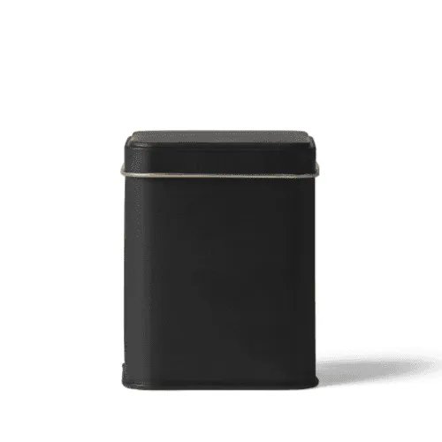 Black Tin Can Box Mockup