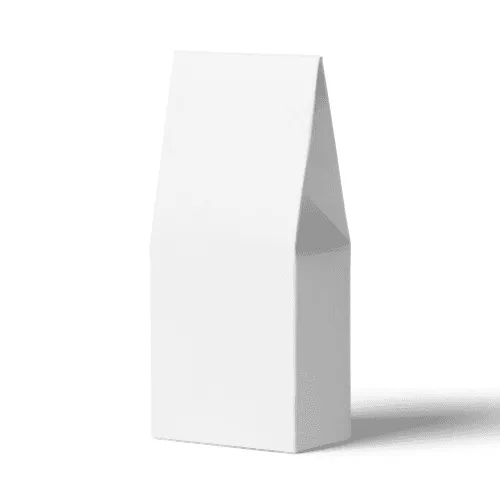 Closed Paper Box Mockup Right View