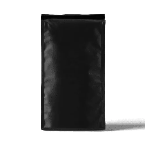 Black Matte Coffee Bag Mockup