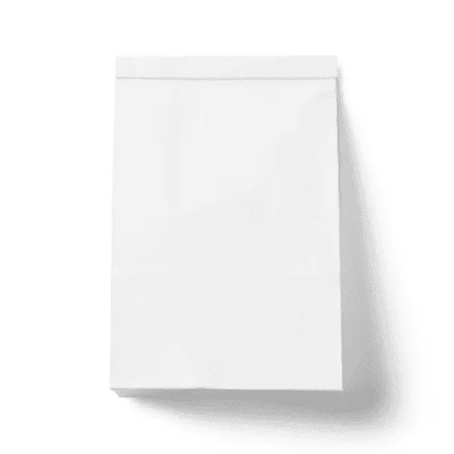White Paper Bag Mockup
