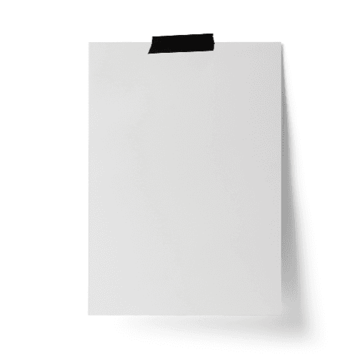 A4 Paper With Tape