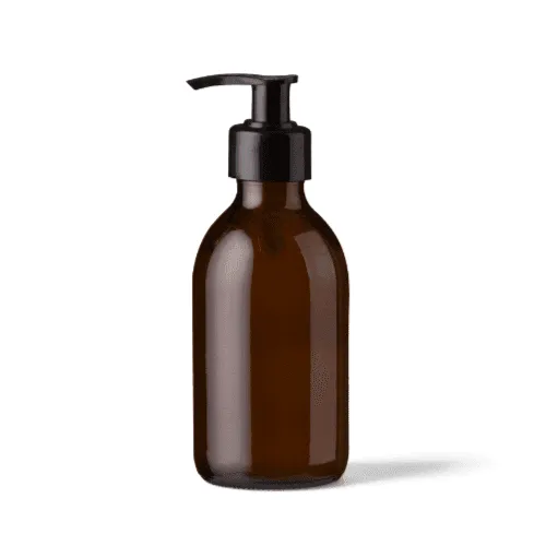 Amber Pump Soap Bottle