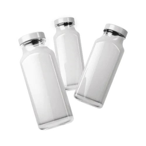 Glass Juice Bottles Mockup