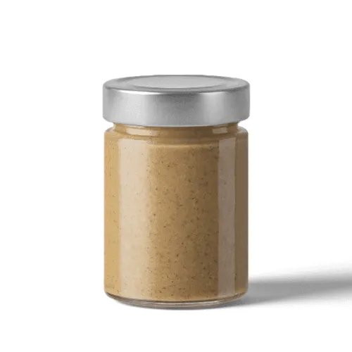 Peanut Butter Jar Mockup (Metal Lid) Front View
