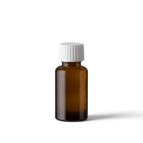 Tiny Amber Glass Bottle Mockup