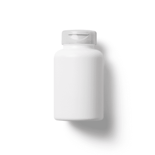White Pill Bottle Mockup