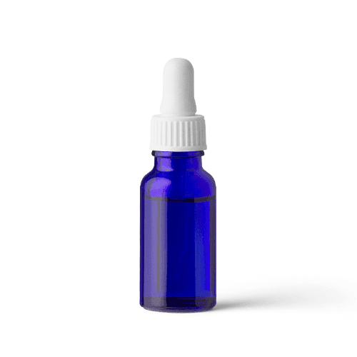 Ftont Blue Dropper Bottle Mockup