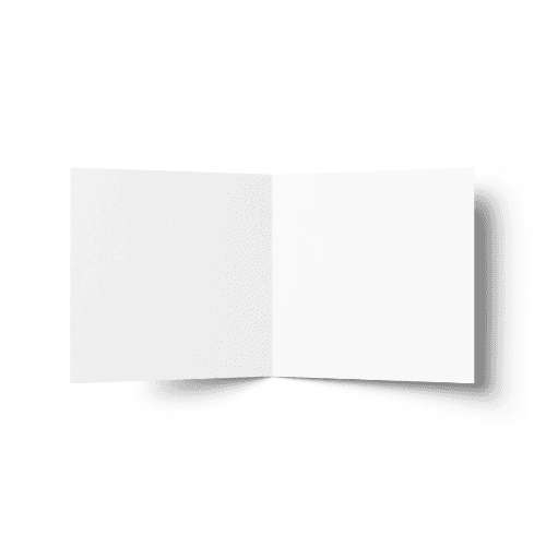 Folded Square Card (10cm)