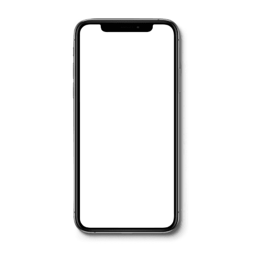 iPhone XS Max Silver Mockup