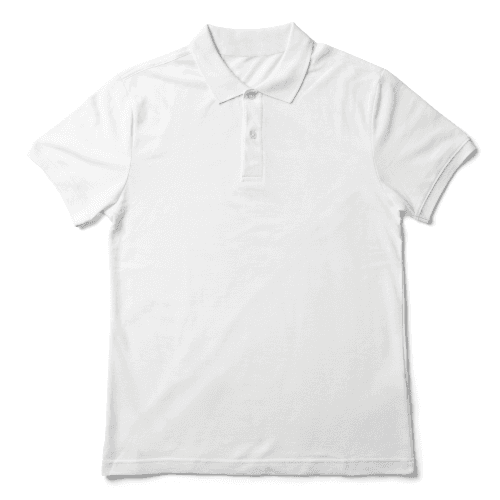 White Polo T-shirt Mockup