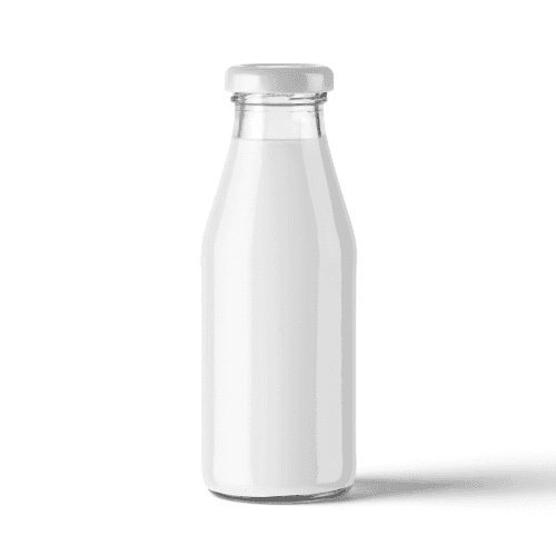 Glass Juice Bottle Mockup