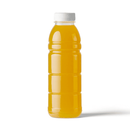 Plastic Juice Bottle Front View