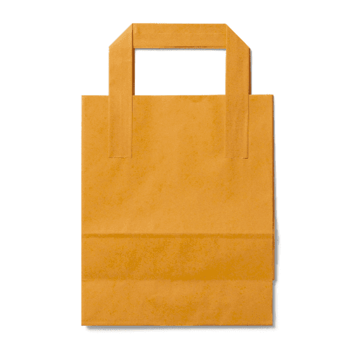 Folded Paper Bag Mockup