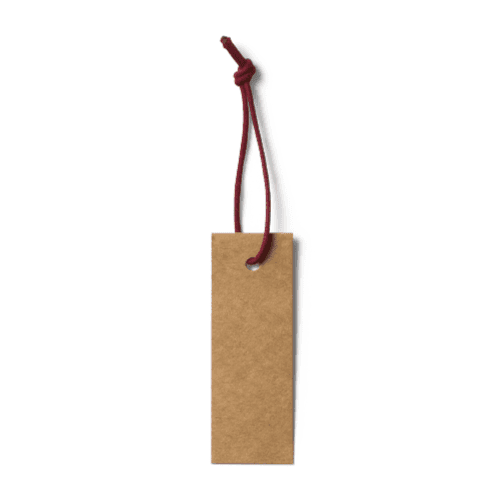 Kraft Rectangle Label Tag Mockup