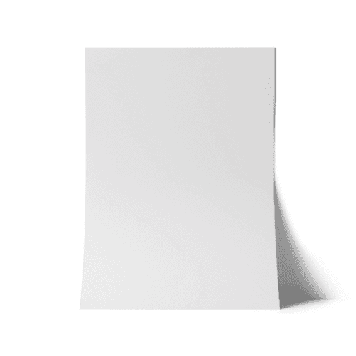 Front View A4 Paper Mockup