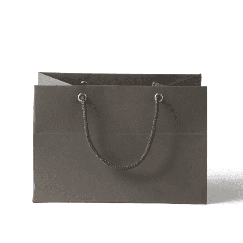 Grey Paper Bag Mockup