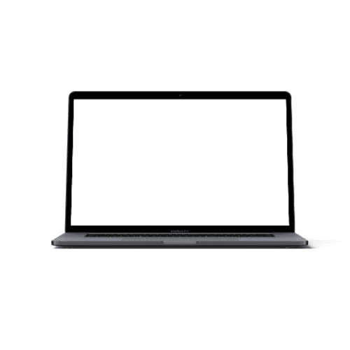 MacBook Pro Tilted Screen Mockup