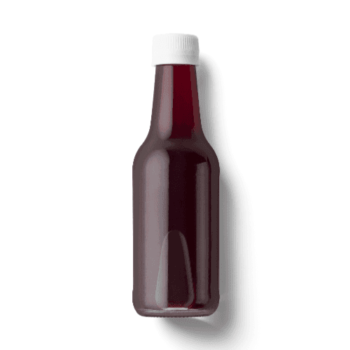 Glass Juice Bottle Mockup