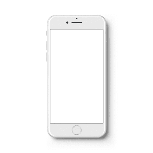 iPhone 8 White Mockup