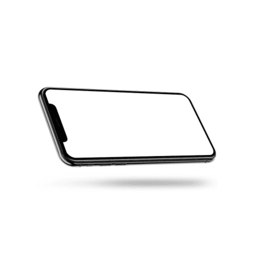 iPhone X Flying Mockup