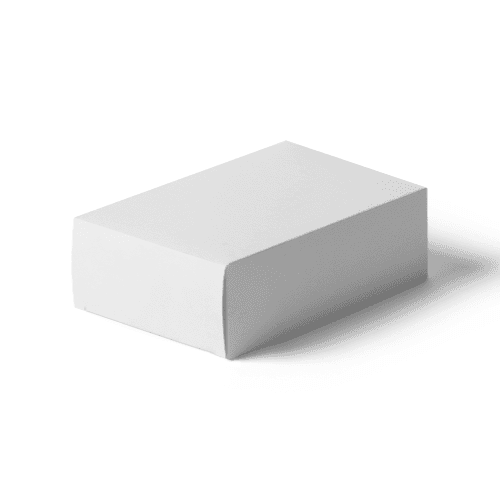 Paper Box Mockup Right View