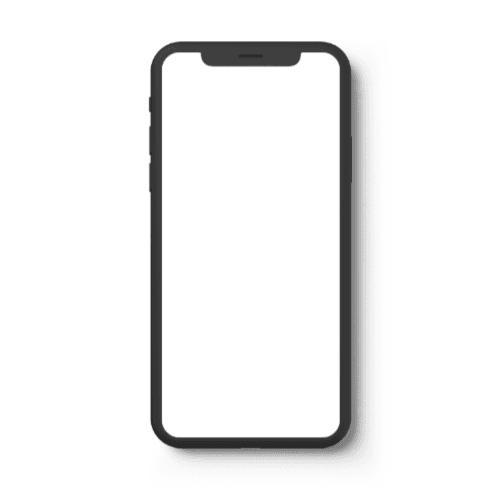 iPhone X Clay Black Mockup