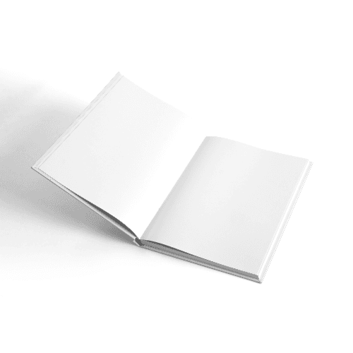 Hard Cover Open Book
