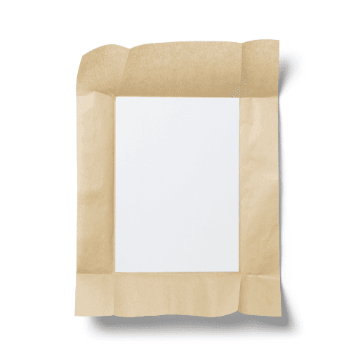 Tissue Paper Flyer Mockup
