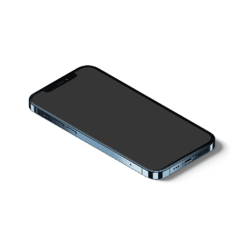 Isometric iPhone 12 Pro Mockup