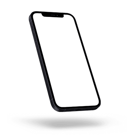 Flying iPhone 12 Mockup Left View