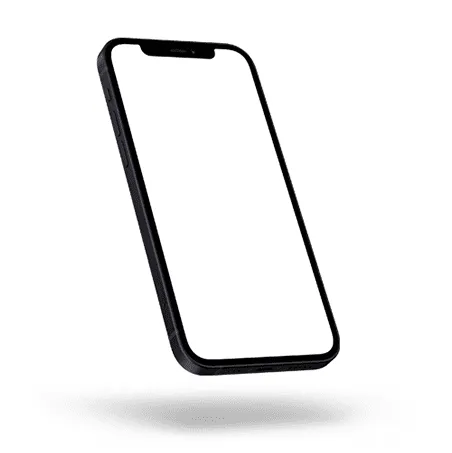 Flying iPhone 12 Mockup Left View