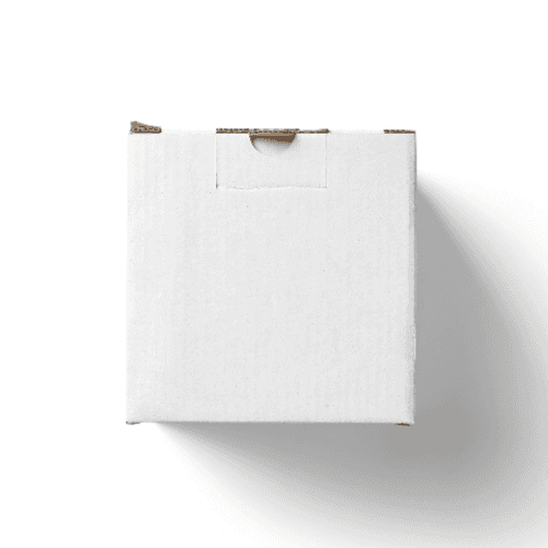 White Cardboard Product Box Mockup
