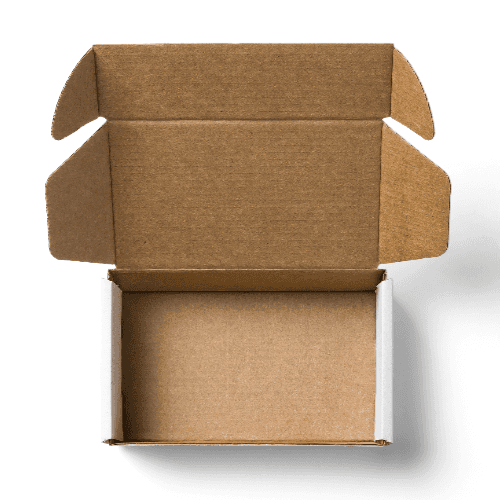 Small Cardboard Mailer Box Mockup