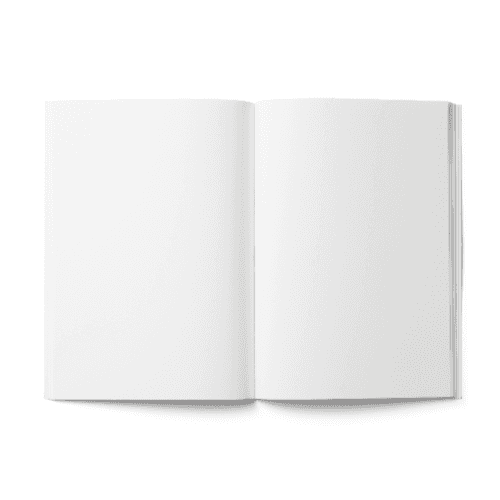 Opened Magazine Mockup