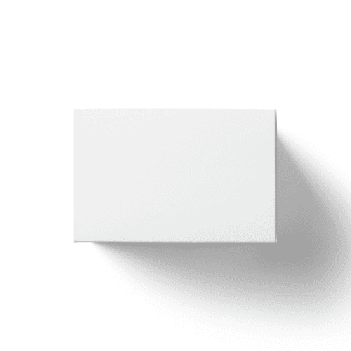 White Product Box Mockup UpSide View