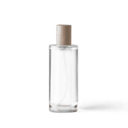 Perfume Bottle Mockup (Wooden Lid)