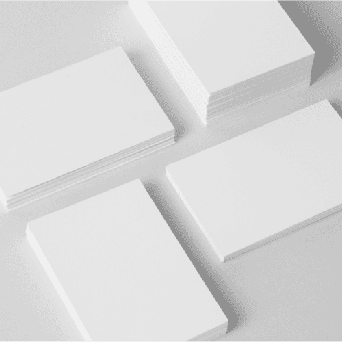 Business Card Stacks Mockup