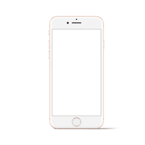 iPhone 8 Gold Mockup