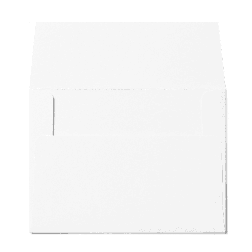 Square Flap A6 Envelope (121x165mm) White