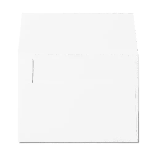 Square Flap A6 Envelope (121x165mm) White