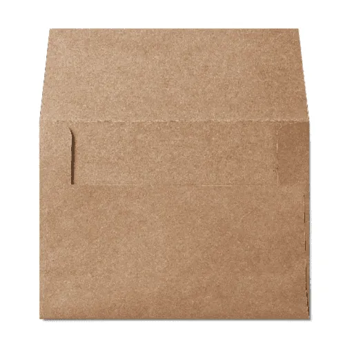 Square Flap A6 Envelope (121x165mm) Kraft