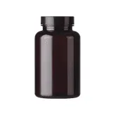 Amber Plastic Pill Bottle