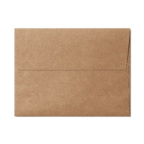 Square Flap A2 Envelope (111x146mm) Kraft