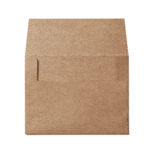 Square Flap A2 Envelope (111x146mm) Kraft