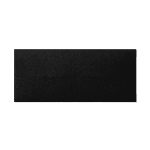 Square Flap #10 Envelope (105x241mm) Black