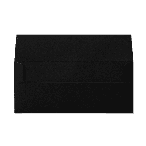 Square Flap #10 Envelope (105x241mm) Black