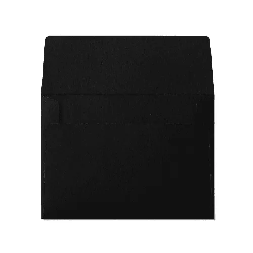 Square Flap A7 Envelope (133x184mm) Black