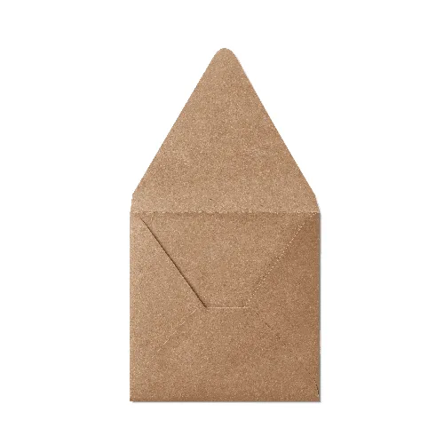 Counter Flap Square Envelope (127x127mm) Kraft
