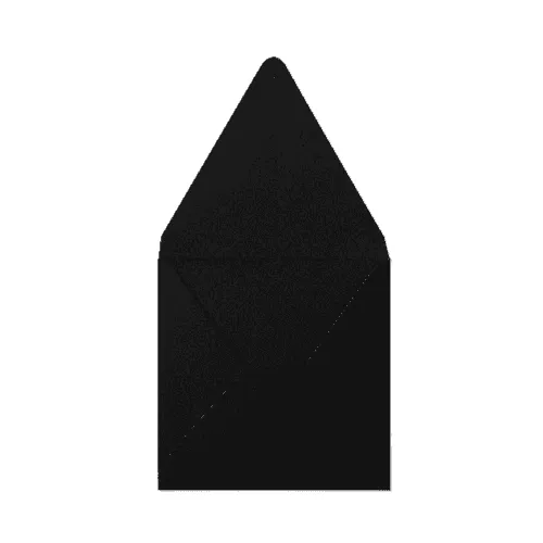 Counter Flap Square Envelope (127x127mm) Black